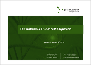 Preview  mRNA Synthesis Product Portfolio