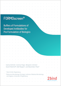 Preview  2bind Application Note: FORMOscreen® - Formulations of Developed Antibodies